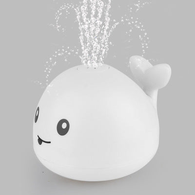 Small Whale Induction Water Spray Baby Bath Toy