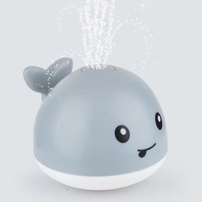 Small Whale Induction Water Spray Baby Bath Toy