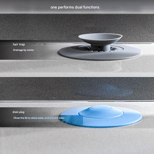 1Pcs New Silicone Floor Drain Cover Bounce Core Sewer Filter Toilet Insect-proof Deodorant Anti-odor Device