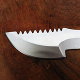 Multifunction Fixed Blade tracker Knives D2 Tracker Knife Custom Handmade D2 Steel tracker Knife With Sheath (Tracker Knife-8)