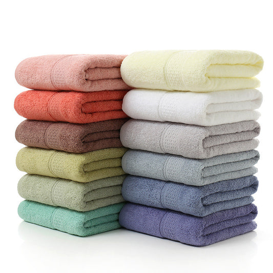 Pure Cotton, Plain Color, Towel, Long-staple Cotton Bath Towel, Three-piece Set, Towel, Home Furnishing