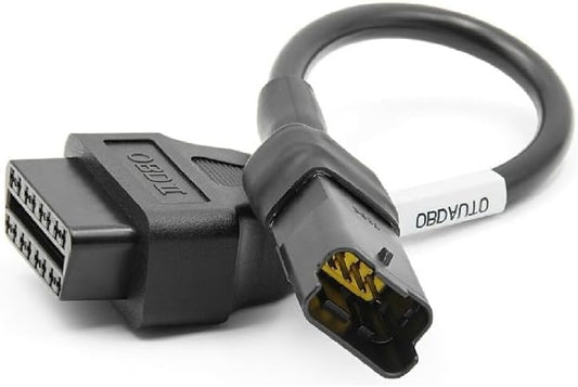 OBD2 OBDII Diagnostic Cable Adaptor 4 Pin to 16 Pin Compatible with Ducati Motorbike Motorcycle