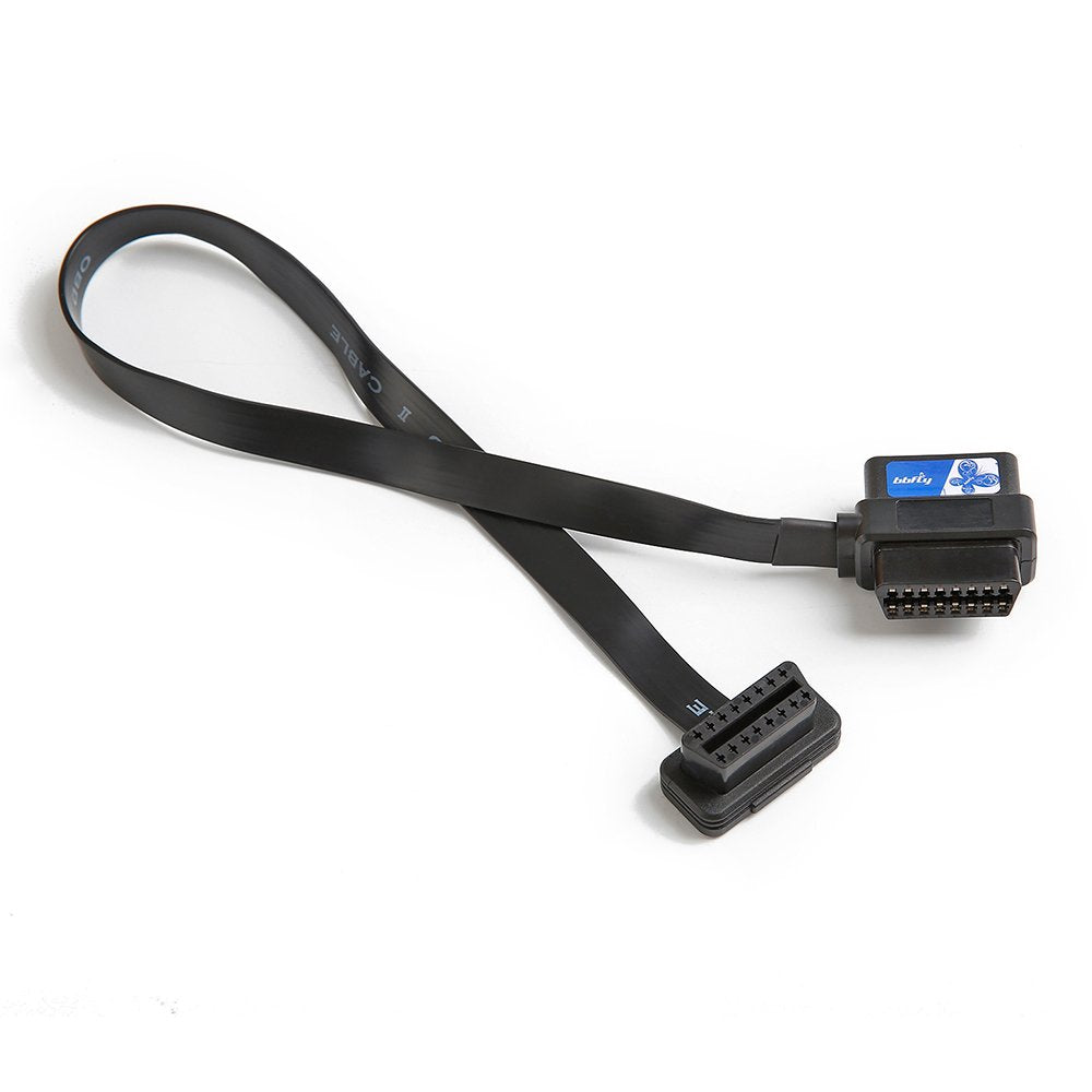 bbfly-A9 OBD II OBD2 16 Pin Splitter Extension 1x Male and 2X Female Extension Cable Adapter (2FT/60CM)