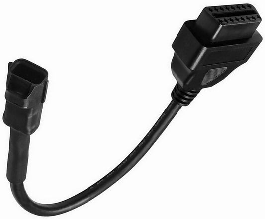 3 Pin to 16 Pin Diagnostic Adapter Cable OBD2 OBDII Compatible with Kymco