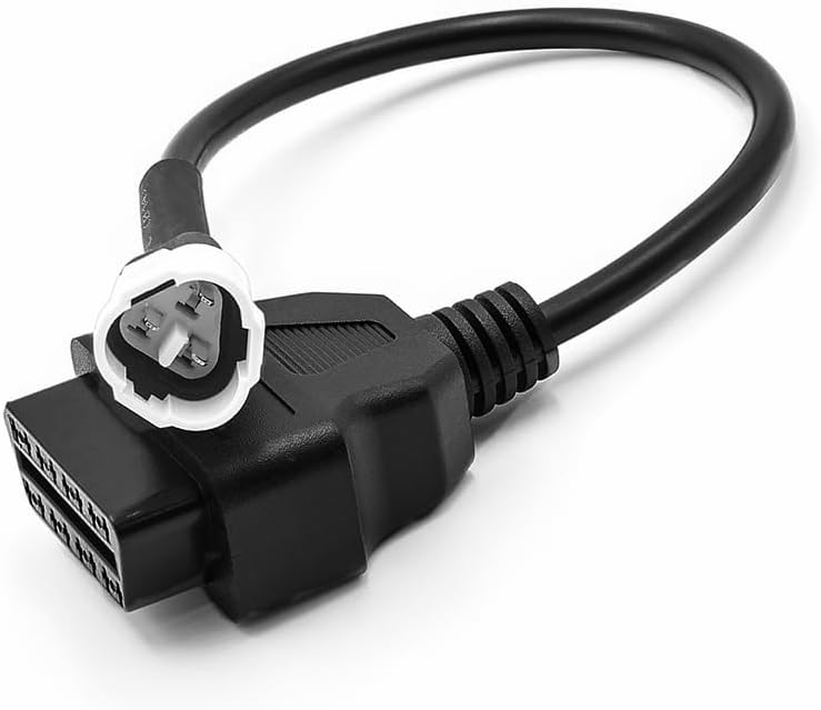 OBD2 OBDII Diagnostic Cable 6 Pin to 16 Pin Adapter Compatible with Suzuki Motorcycle
