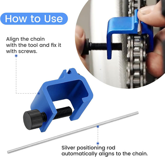 Chain Alignment Tool Suitable for Motorcycles and ATVs, Quick Accurate Alignment Tool