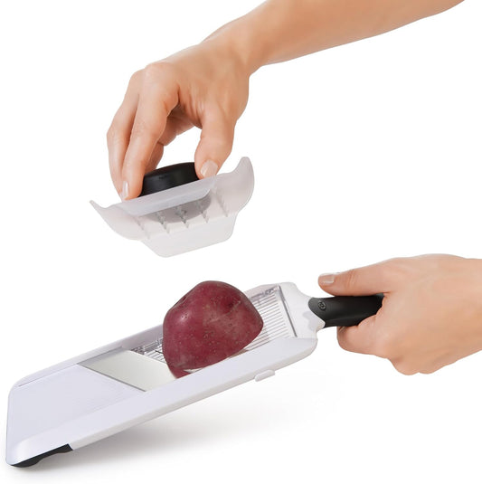 White 1119100 Good Grips Hand-Held Mandoline Slicer,