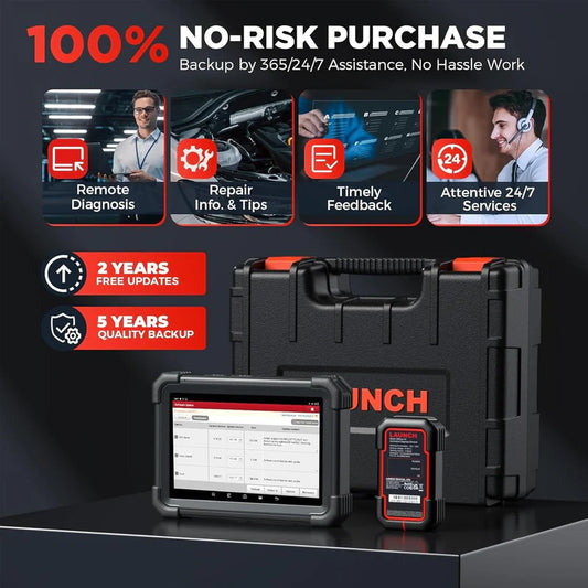 LAUNCH X431 PRO Dyno + Smartlink HD LITE all in one 12V + 24V car and truck tester with 8 inch tablet