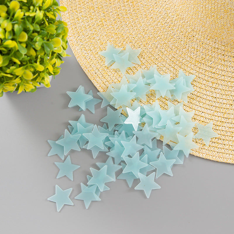 3Pcs 3d Three-dimensional Wall Stickers Decoration Starry Sky 3cm/100pcs Luminous Stars Stickers Three-dimensional Wall Stickers Fluorescent Stars Stickers