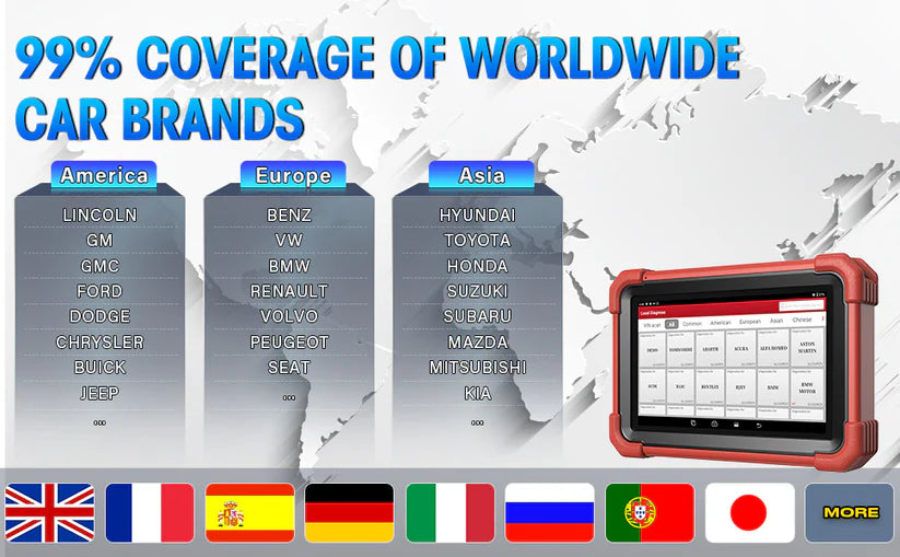 LAUNCH X431 CRP919X BT, Wireless Two-way Scan Tool, ECU Coding, CANFD&DOIP, Full System Car Diagnostic Tool