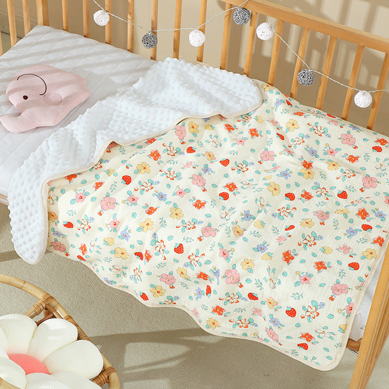 Baby Class A Crepe Doudou Velvet Blanket