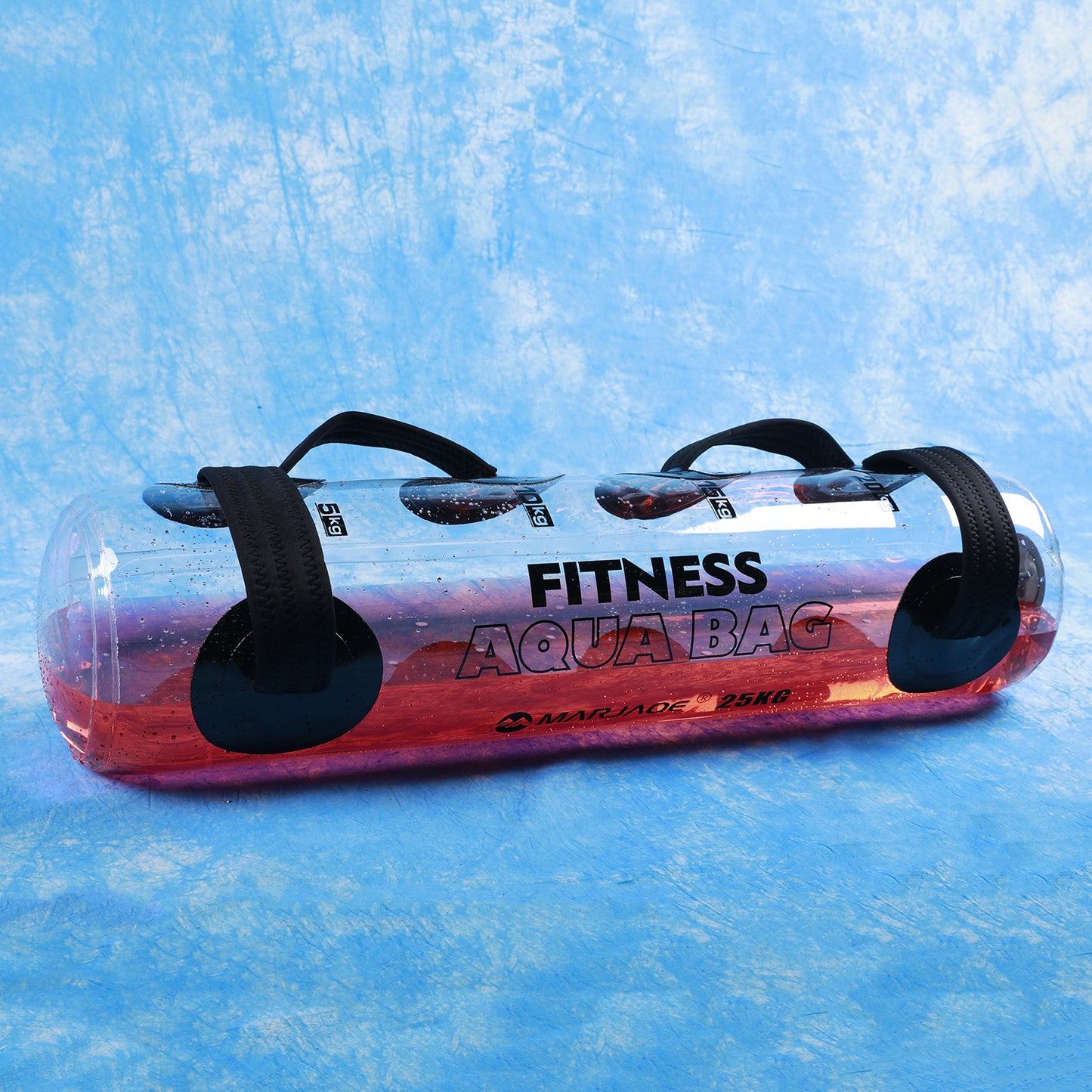 Transparent Fitness Sports Water Bag Water Injection Weight Portable Energy Column Cylindrical Strength Training Inflatable Weight Bag