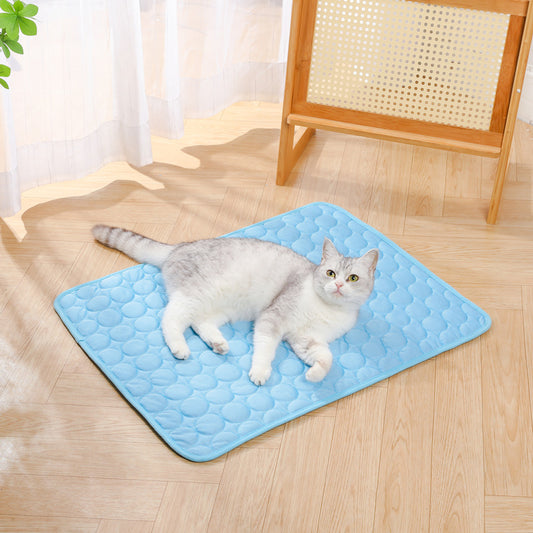 Pet Summer Ice Silk Mat Cooling Sleeping Mat Pet Sofa Mat Floor Mat Dog Ice Mat Spring And Summer Cat Cool Mat
