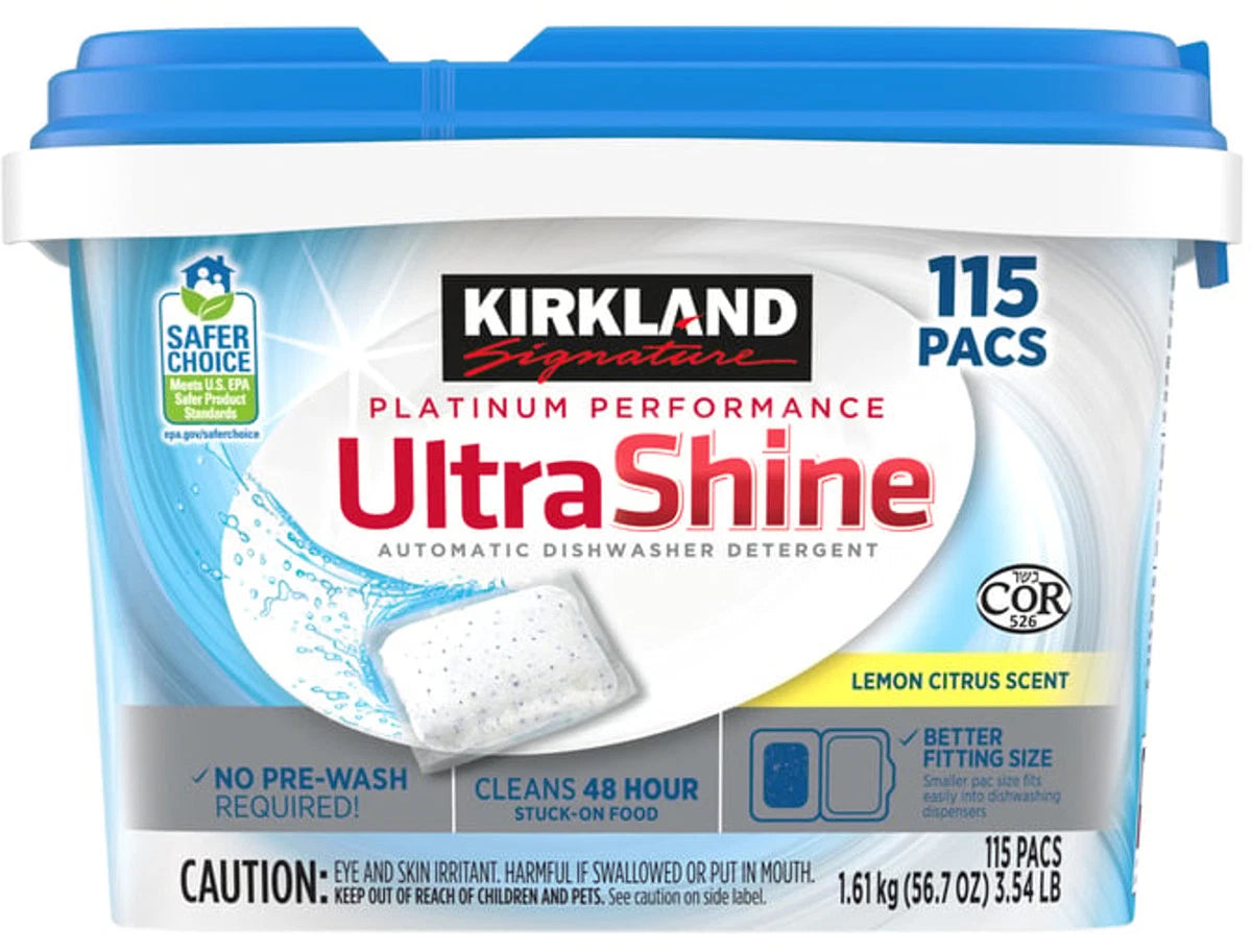 Kirkland Signature Dishwasher Pacs (115 pk)