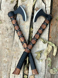 Handmade Carbon Steel Viking Axe For Hunting & Camping