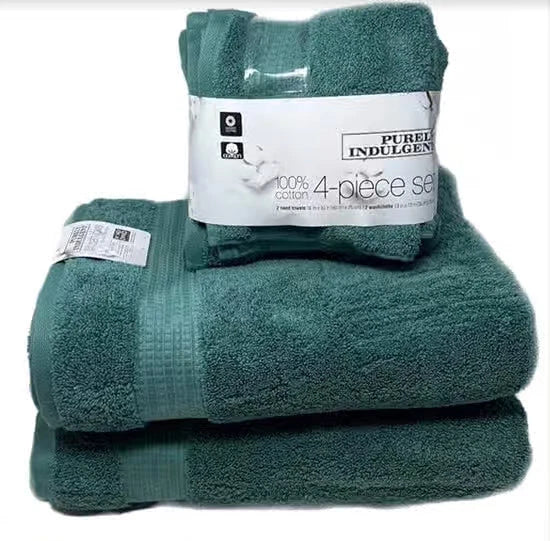 Purely Indulgent 76cm x 147cm Green Water Bath Towel