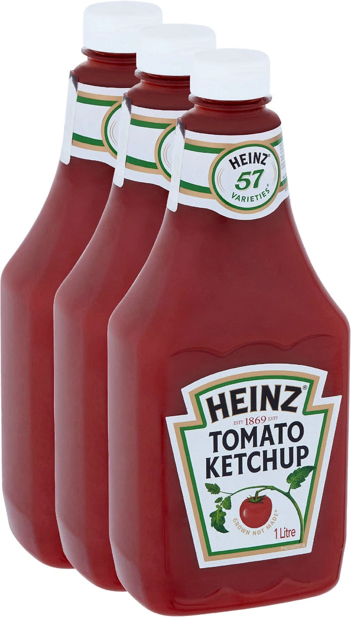 Heinz Tomato Ketchup (1 L x 3 pk)