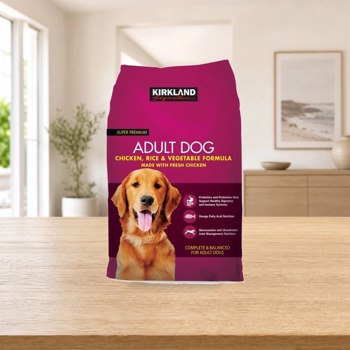 Kirkland Signature Chicken Rice & Vegetables Dog Food (12 kg)