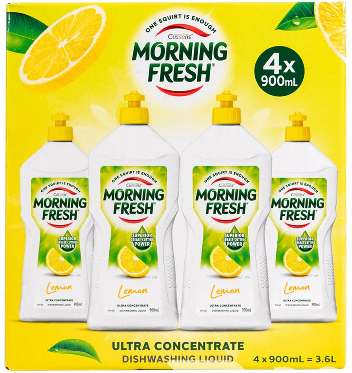 Morning Fresh Dishwasher Detergent (900 ml x 4 pk)
