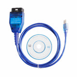 New KKL VAG-COM 409 OBD2 USB Switch for Fiat ECU Scanner Diagnostic Device