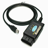 USB FTDI ELM327 OBDII For Ford MS-CAN HS-CAN Mazda Forscan Diagnostic Scanner