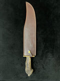 Handmade Carbon Steel 21" Long Rambo Bowie Knife For Hunting Camping Survival