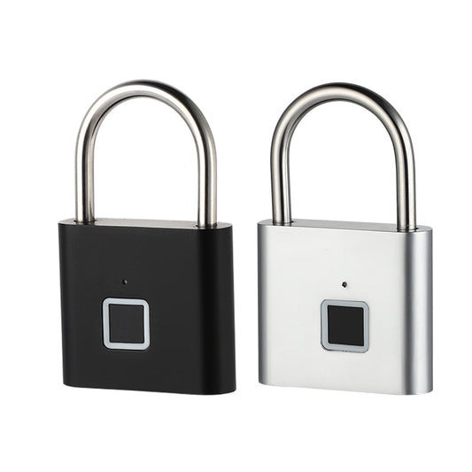 1Pcs Smart Fingerprint Padlock Outdoor Waterproof And Rust-proof Padlock