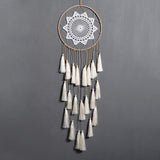 Exclusively For Bohemian Tassel Dream Catcher Large Circle Lace Home Decoration