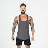 Muscle Fitness Men's Brothers Summer Sports Leisure Elastic Quick-drying Blank Light Board Logo-free Stitching Vest