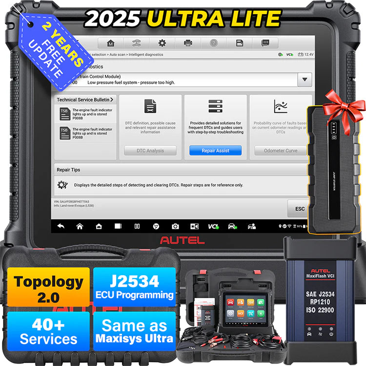 Autel MaxiCom Ultra Lite Scanner With 2 years of free updates + Autel MV480 for free