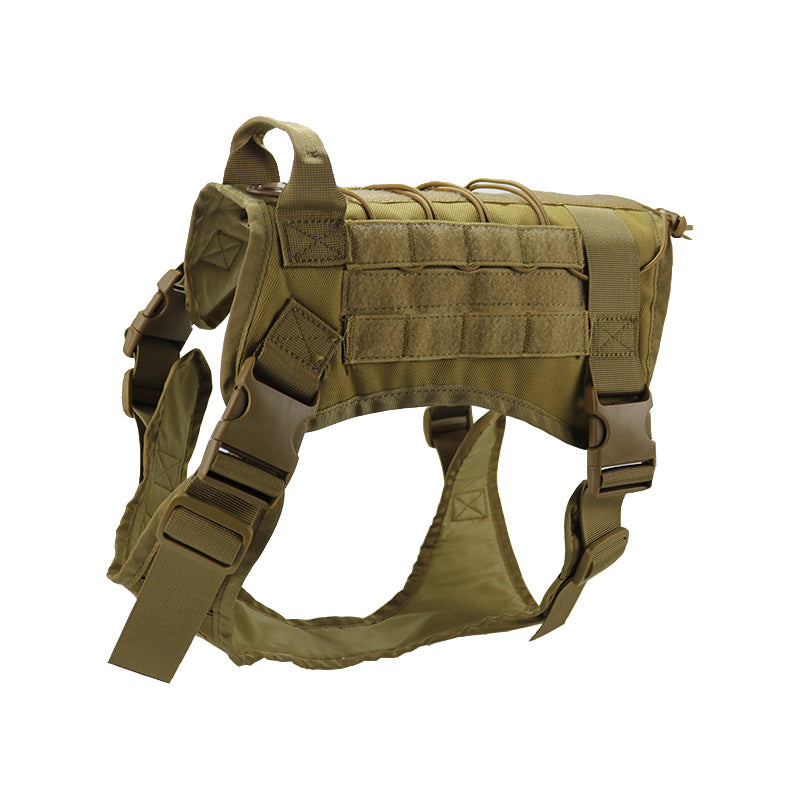 Tactical large dog vest dog patrol equipment pet dog clothes K9 chest strap