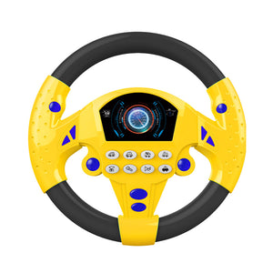 Baby Car Co-pilot Steering Wheel Children's Toy Car Girlfriend Simulation Simulator