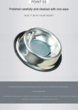 Stainless Steel Dog Bowl Anti-Gulping Slow Feeder Safe Washable Pet Food Water Bowl Small Medium Large Dog Slow Eating