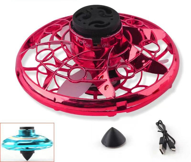 Fingertip Gyro Glowing Gyroscope Sensor Set Black Technology Plastic Suspended Ball Artifact Decompression Toy