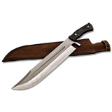 Handmade Stainless Steel Bowie Knife Micarta Handle Customizable OEM Gift for Father on Wedding Birthday or Anniversary (Bowie Knife-16)