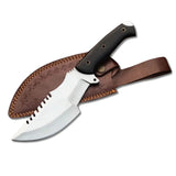 Handmade Stainless Steel tracker Knife with Micarta Sheet Handle and Fine Leather Sheath Bush Craft Survival Tracker Knives (Tracker Knife-15)