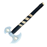 High-Quality Stainless-Steel Construction Hand Forged Axe head Wooden Handle Wrapped in Black leather. (Tomahawk Axe-20)