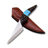 High Quality Custom Handmade Damascus Chef Knife Damascus Steel Chef Kitchen Knife (Skinner Knife-10)