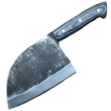 Professional 8-inch Hand Forged Chef Kitchen Cleaver High Carbon Steel (1095) Nakiri Meat Cleaver Butcher Knife Utility Handmade (Nakiri Knife-51)