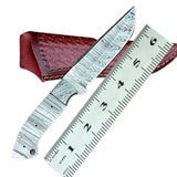 High Quality Damascus Steel Full Tang Blank Blade Knife Hand Forged With Cover Outdoor Camping Knives Use (Blank Blade Knife-25)