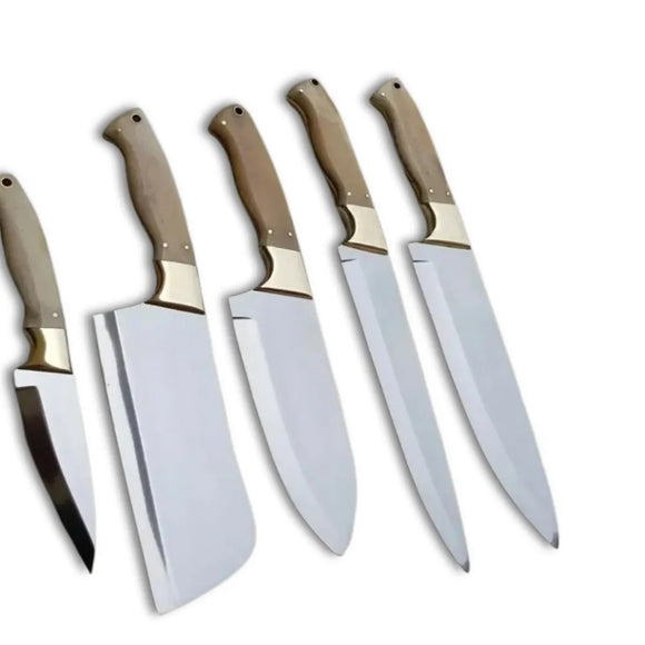 Handmade D2 Steel Multi-Functional Chef Knife Set Beautiful Kitchen Gift with High Quality Kitchen Tools (Chef Knife-88)