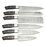 Professional Custom Handmade Damascus Steel Chef Kitchen Knife Set Novelty Classic Design with Protected Cover Camping (Chef Knife-43)