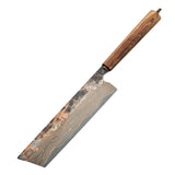 Sharpening Cleaver Handmade Damascus Steel Cleaver Butcher Knife With Resin Handle for Kitchen Vegetables & Meat. (Nakiri Knife-83)