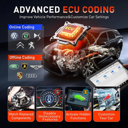 OTOFIX D1 PROS Bidirectional Scan Tool, 2 Years Free Update, ECU Coding, FCA SGW Access, 40+ Services