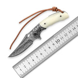 Custom Handmade Top Quality Damascus Steel Camping Knife Rose Wood Handle Pocket Knife Folding Knives (Folding Knife-49)
