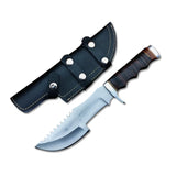 Multifunction Fixed Blade tracker Knives D2 Tracker Knife Custom Handmade D2 Steel tracker Knife With Sheath (Tracker Knife-8)
