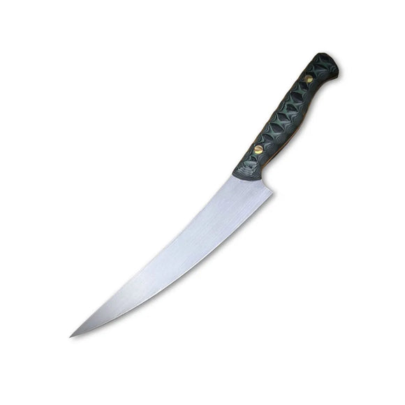 Handmade D2 Steel Chef Knife with Stainless Steel and Resin Handle Forged Kitchen Knives Series (Chef Knife-132)