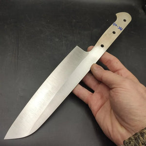 Custom Handmade Damascus Steel Chef Knife and Chef Kitchen Knife Blank Blade Knife for Kitchenware Uses (Blank Blade Knife-10)