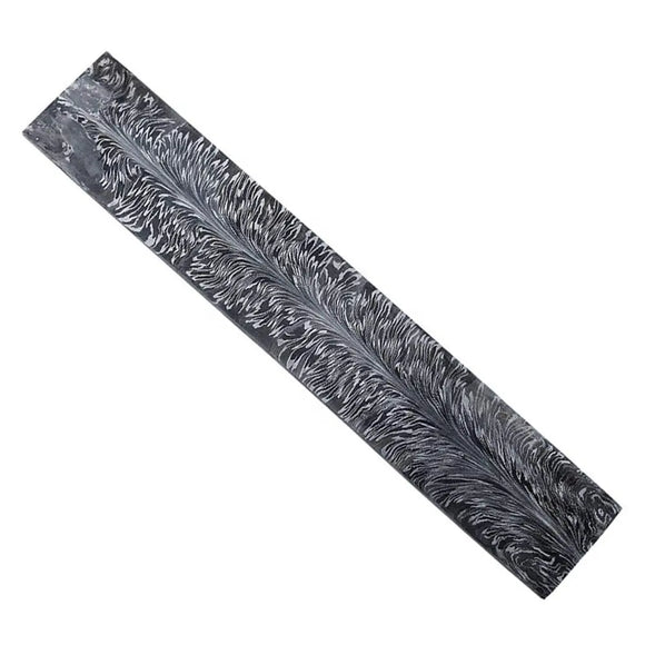 Custom Handmade Damascus Blank Billet 12 Inches Damascus Steel Blank Billet for Making Knives (Blank Blade Knife-30)