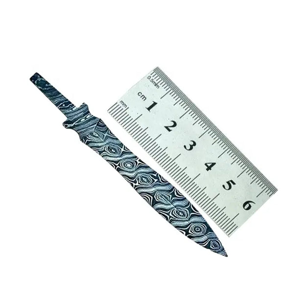 Hand Forged Blank Blade High Quality Damascus Steel Knife Multi-Functional Outdoor & Camping Knives (Blank Blade Knife-23)